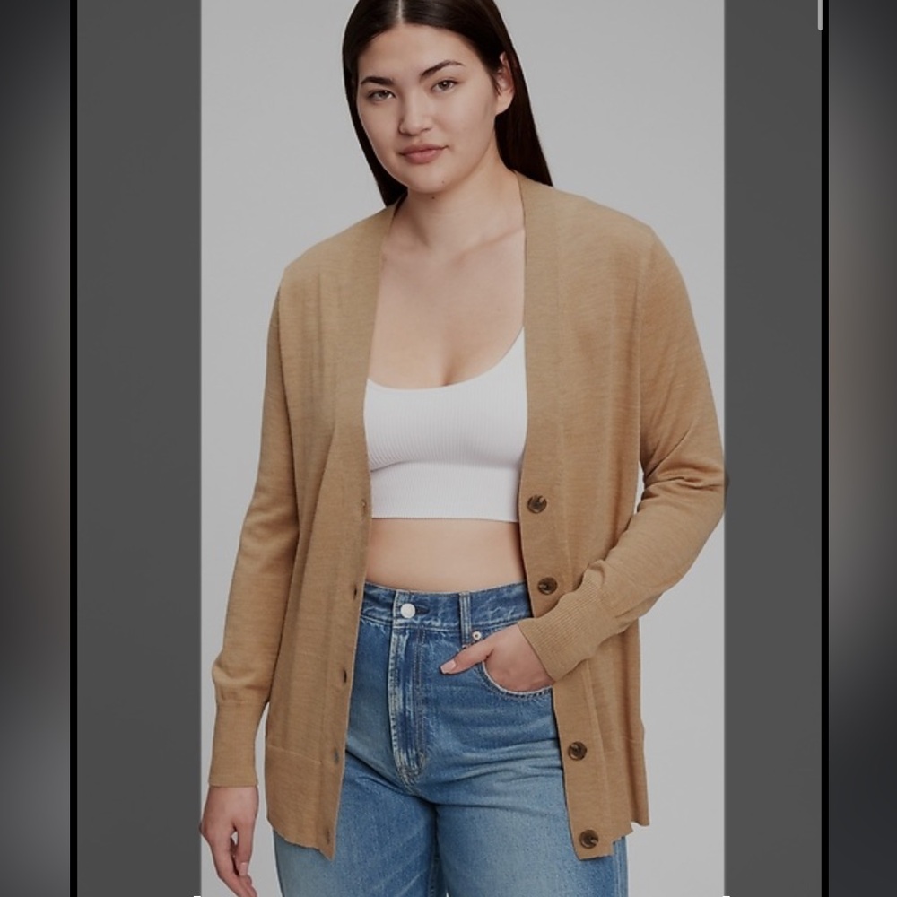 Gap Merino Wool Boyfriend Cardigan sz MP